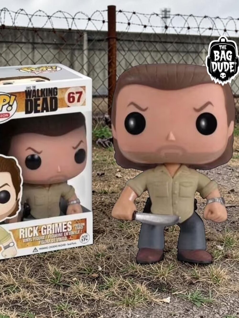Funko Pop! The Walking Dead Rick Grimes Prison Yard #67 Vinyl Figure